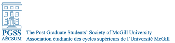 The logo of the Post-Graduate Students’ Society of McGill University